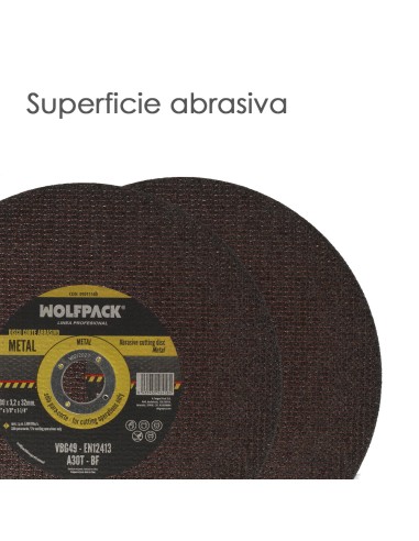 Disco Corte Abrasivo Metal Ø 300 x Ø 32 mm. Espesor 3,2 mm. Disco Radial / Amoladora Universal Con Todas Las Amoladoras