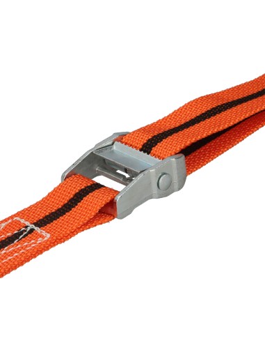 Cinta De Amarre Con Trinquete 5 metros x 38 mm. Trinquete Metalico Automatico, Cincha, Eslinga Mercancia, Correa Sujeción