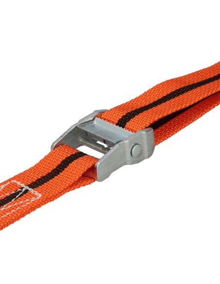 Cinta De Amarre Con Trinquete 5 metros x 38 mm. Trinquete Metalico Automatico, Cincha, Eslinga Mercancia, Correa Sujeción