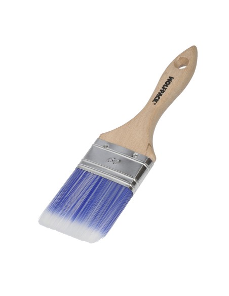 Paletina Profesional Plus Ancho 60 mm. Cerdas Sintenticas PBT, Mango Madera Haya Ergonomico, Brocha Pintor, Pincel Pintura