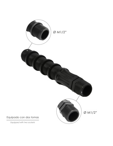 Bobina Recortable Para Difusores Goteo Ø 1/2" - Ø 1/2" Riego Por Goteo, Microaspersión, Riego Por Nebulizacion