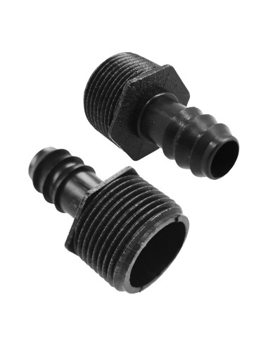 Union Rosca Macho 3/4" A Toma Para Tuberias Goteo Ø 16 mm. (Bolsa 100 uds) Riego Por Goteo, Microaspersión, Riego Nebulizacion