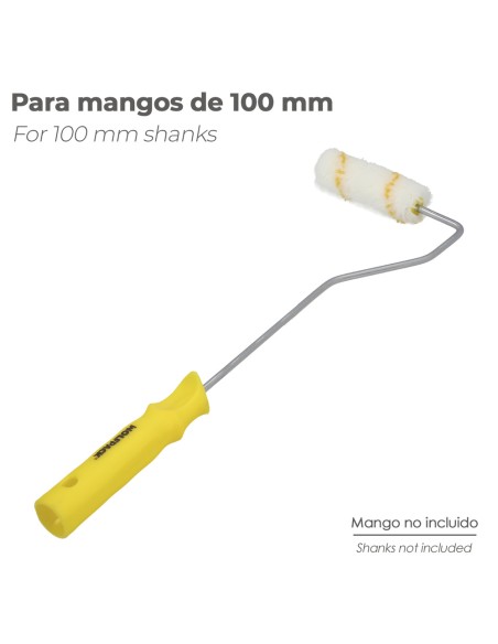 Rodillo Recambio Para Esmalte Acrilico 100 mm. Set 10 Rodillos. Rodillo poliamida, Rodillo Pintura Acrilica