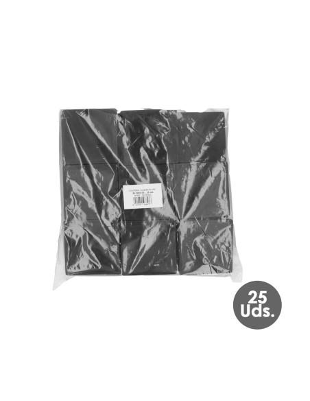 Contera Interior Plastico Cuadrada 100x100 mm. Color Negro. Bolsa 25 Unidades. Contera Mesa, Silla, Muebles, Estanteria