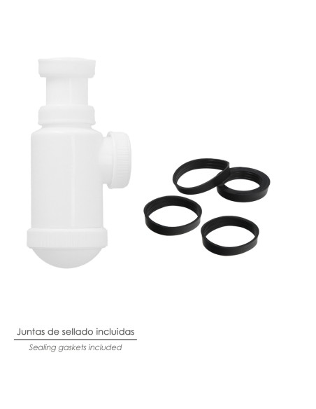 Sifon Botella Extensible 1 1/2 Tuerca Loca