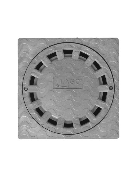 Sumidero Sifonico Pvc 20x20 cm. salida De Ø 90 / 110 mm.