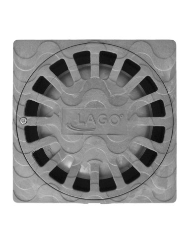 Sumidero Sifónico Pvc 15x15 cm. Salida De Ø 75 / 50 mm. desagüe, Desaguadero, Tragadero, Alcantarilla,