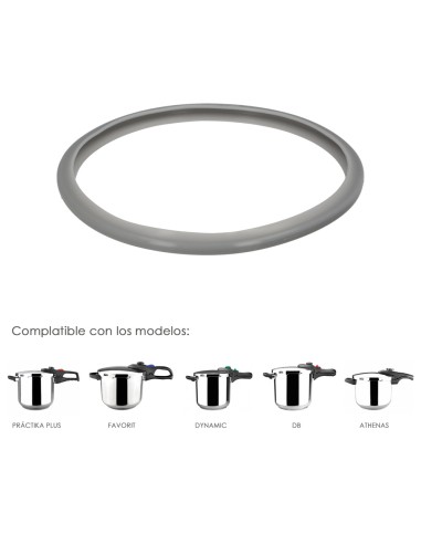 Junta Magefesa Para Ollas Super-rápidas Ø22cm Practika Plus 5 / Athenas 5 / Favorit 5 / Dynamic 5/ Db5. Recambio Original.