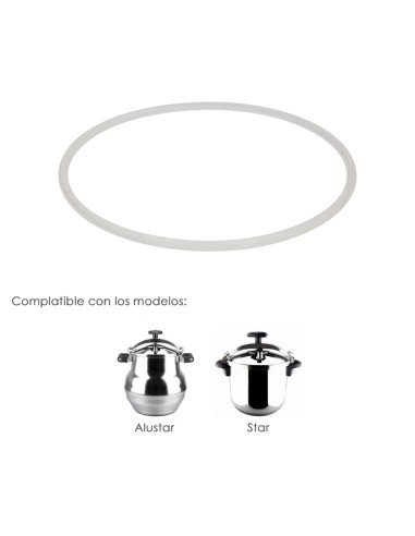Junta De Silicona Para Olla Magefesa Ø26cm Olla Express Magefesa Alustar / Star / Inoxtar. Recambio Original.