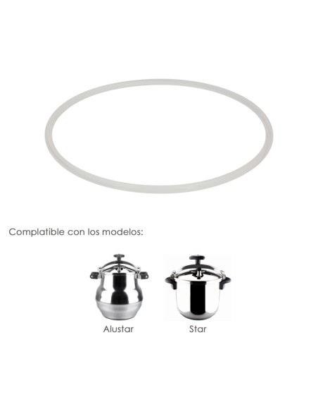 Junta De Silicona Para Olla Magefesa Ø26cm Olla Express Magefesa Alustar / Star / Inoxtar. Recambio Original.