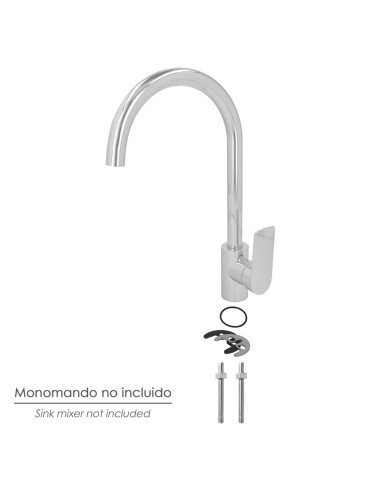 Kit Instalacion Monomandos, Fijación Monomandos, Tornillos Para Grifos, Sujección De Grifos, Sujección Para Monomandos.