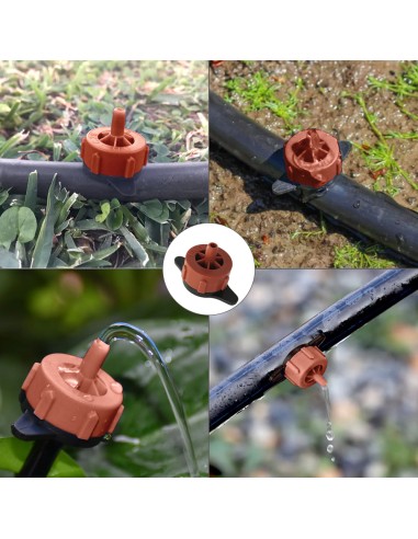Gotero Autocompensante 4 Litros / Hora Desmontable Para Riego Por Goteo (Bolsa 200 Piezas) Riego Por Goteo, Microaspersión,