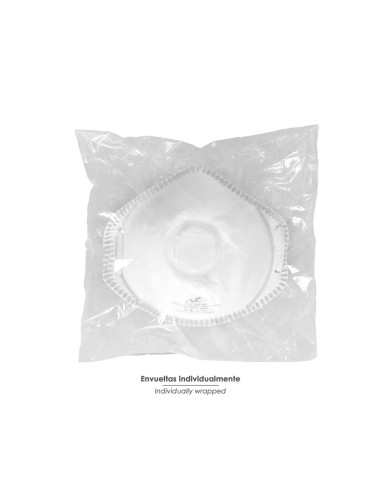 Mascarilla Respiratoria FFP3 Con Valvula (5 Unidades)