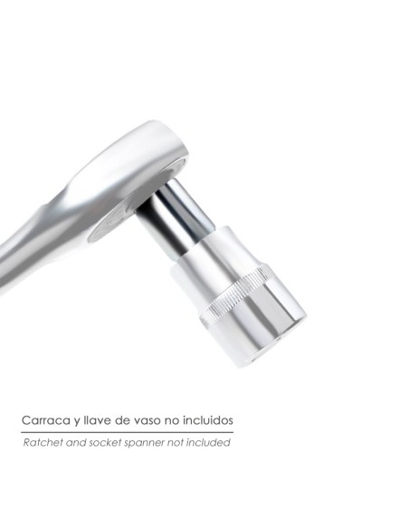 Adaptador Aumentador 1/4" Hembra 3/8" Macho