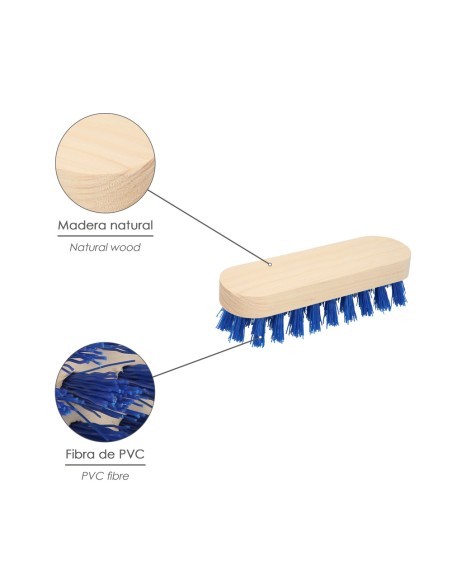 Cepillo Raices De Mano Fibra de PVC 4x9