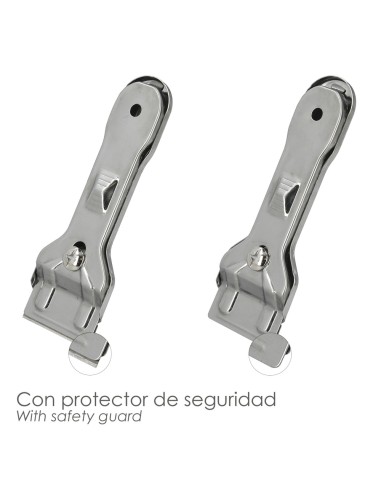 Rascavidrios Plastico Amarillo Hoja 43 mm. Rasqueta Vitroceramica, Rascador Vidrio, Rascador Vitroceramica,