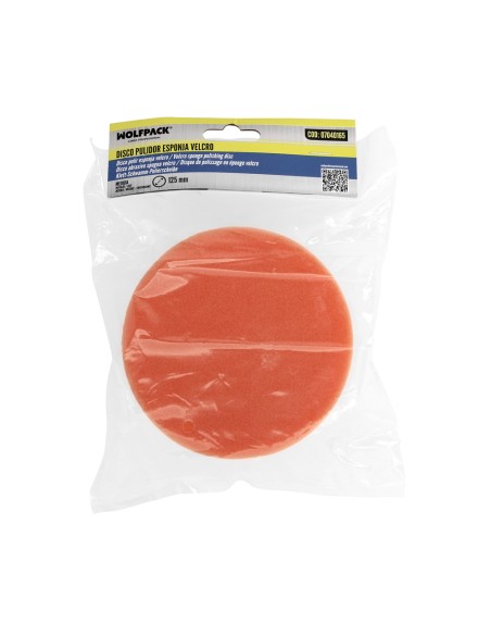 Disco Pulidor Esponja Con Velcro Ø 125mm.