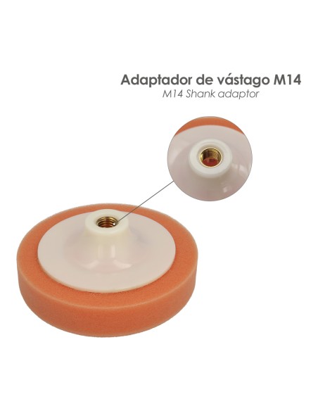 Disco Pulidor Esponja M-14 125mm.