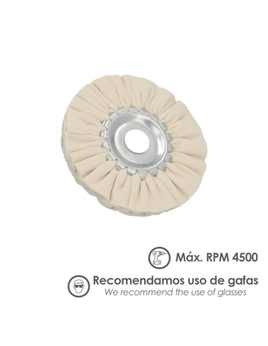 Disco Pulidor De Tela Para Amoladora / Esmeriladora Ø 150 mm.