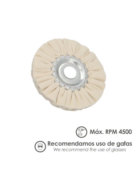 Disco Pulidor De Tela Para Amoladora / Esmeriladora Ø 150 mm.