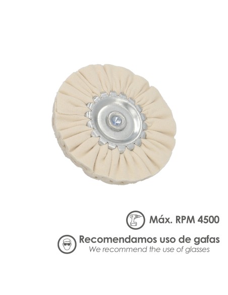 Disco Pulidor De Tela Para Taladro Ø 80mm.