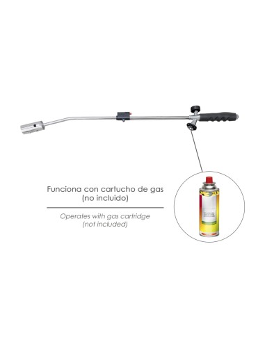 Soplete Quemar Hierba Con Encendido Piezoelectrico Funcionamiento Con Cartucho Gas