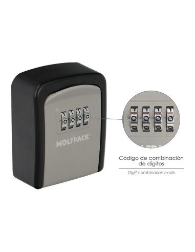 Caja De Seguridad Para Llaves Con Codigo, 4 Digitos. Caja Llaves, Caja Llaves Calle, Caja De Llaves Pared, Caja De Llaves Codigo