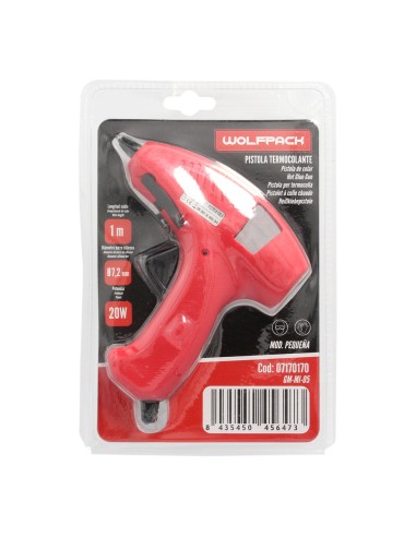 Pistola Termocolante Wolfpack-IDE 20w/ 7,5 mm Pequeña