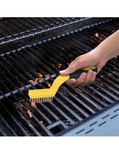 Cepillo Manual Acero Latonado Bujias | Cepillo De Puas | Cepillo Para Metales | Cepillo Abrasivo