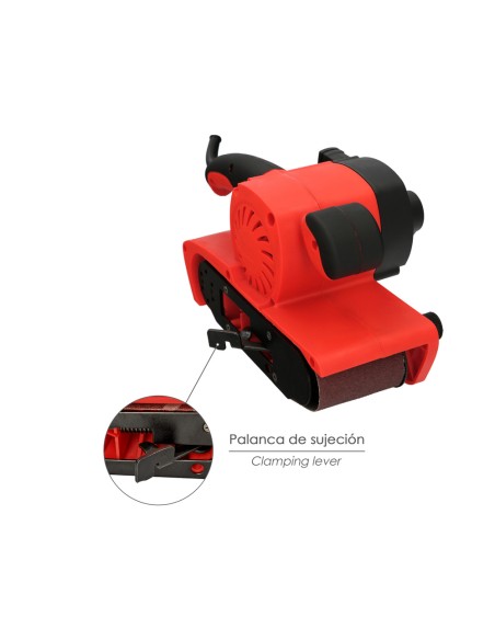 Lijadora De Banda 800 Watt. Con Aspiración Integrada