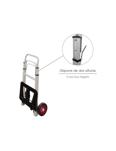 Carretilla Plegable Aluminio Plegable 90 kg.