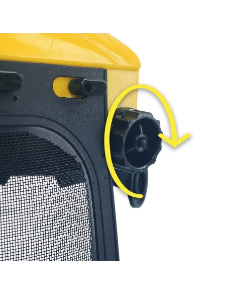 Protector Facial Con Arnes (Rejilla) Protección Facial Ajustable Malla protectora.