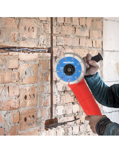 Disco Diamante Ø 115 mm. Piedra, Ladrillo, Refractarios, Bloques de Hormigon. Segmento Diamantado 10 mm.