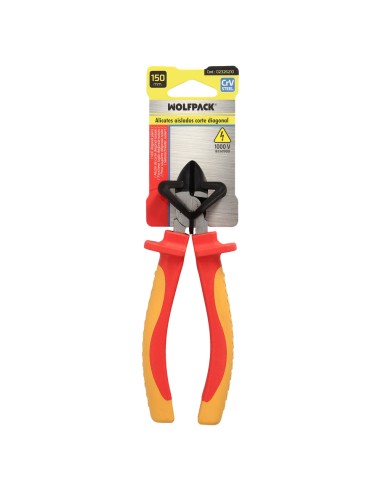 Alicates Corte Diagonal 150 mm. Mangos Aislados Acero Cromo Vanadio Pelacables, Corta Cables, Pelador Cables