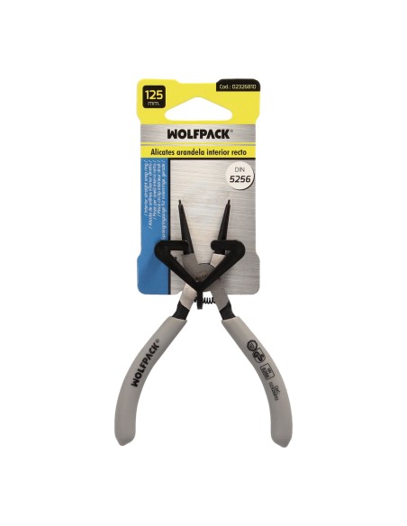 Alicates Arandelas Interiores Recto 125 mm. Acero Din 5256. Anillos De Presion, Anillos De Retención, Arandelas Circlips