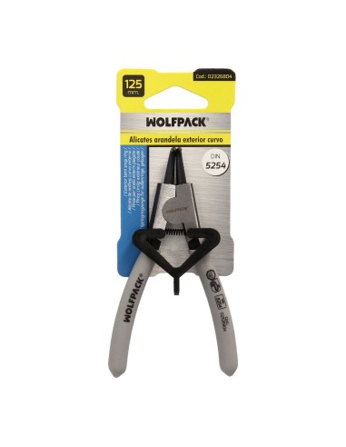 Alicates Arandelas Exteriores Curvo 125 mm. Acero Din 5254. Anillos De Presion, Anillos De Retención, Arandelas Circlips