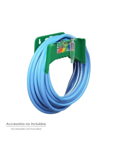 Soporte Para Mangueras De Jardín. Fijación a la Pared. Realizado en Plastico