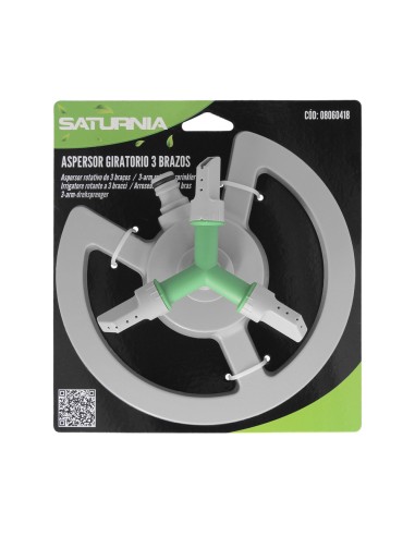 Aspersor Plastico Giratorio 3 Brazos.