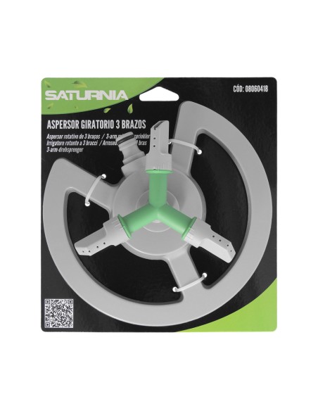 Aspersor Plastico Giratorio 3 Brazos.