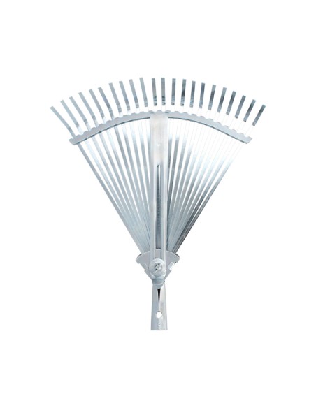 Rastrillo Metalico Para Jardin Ancho Regulable 31,5 A 43,5 cm. rastrillo Hojas, Cepillo Jardin, Escoba Metalica, Escoba Jardin