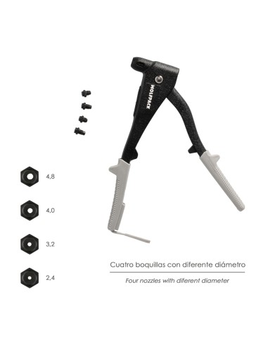 Remachadora Profesional Forjada 1 Mano