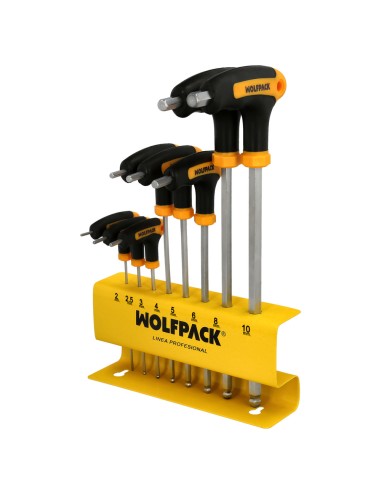 Soporte Para Llaves Allen Mango T Con Capacidad Para 8 Llaves, Organizador Llaves Allen