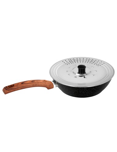 Tapadera Multiusos Acero Inoxidable Ø 21 cm. Uso Tapa Anti Salpicaduras y Escurridor. Tapadera Adpatable Diferentes Medidas