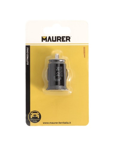 Cargador Coche USB Dos Tomas 2.1 Amperios. 5 V. Adaptador Enchufe USB Cargador USB de Pared, Android, Iphone, Smartphones