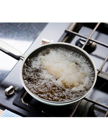 Tapa Anti Salpicaduras Ø 28 cm. Malla Acero Inoxidable. Con mango, Pantalla Antisalpicaduras,Tapa Sarten,Tapa ollas,Tapa aceite