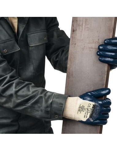 Guantes Nitrilo / Lona Pesados Nimax 10"