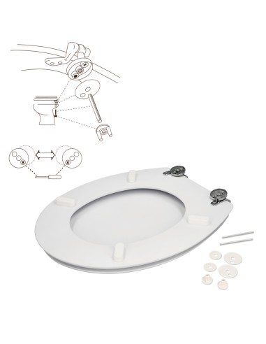 Tapa Wc Blanco Deluxe