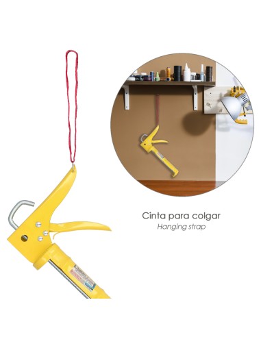 Pistola Silicona Amarilla, Pistola Selladora, Pistola Selladora Silicona, Pistola Calafateo, Pistola Calafatear,