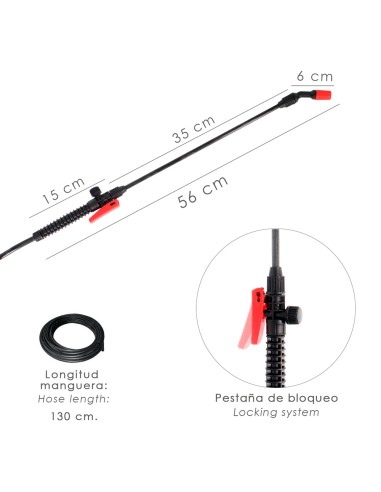 Sulfatadora Manual 5 Litros, Pulverizador Presion Previa, Mochila De Presion, Pulverizador Espalda, Mochila Pulverizador,