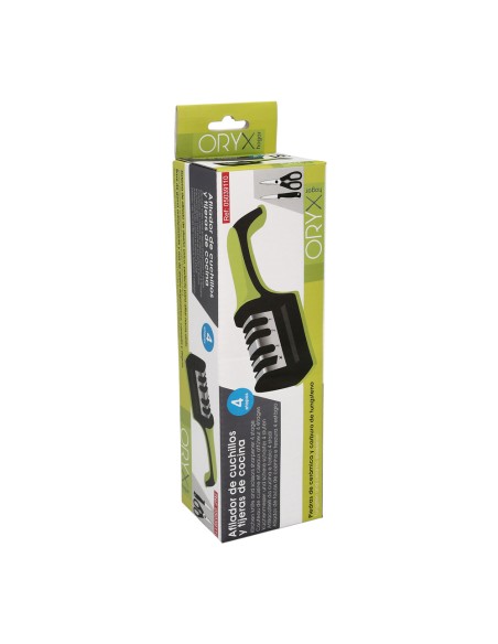 Afilador Cocina Cuchillos Tijeras, 4 Etapas Con Mango